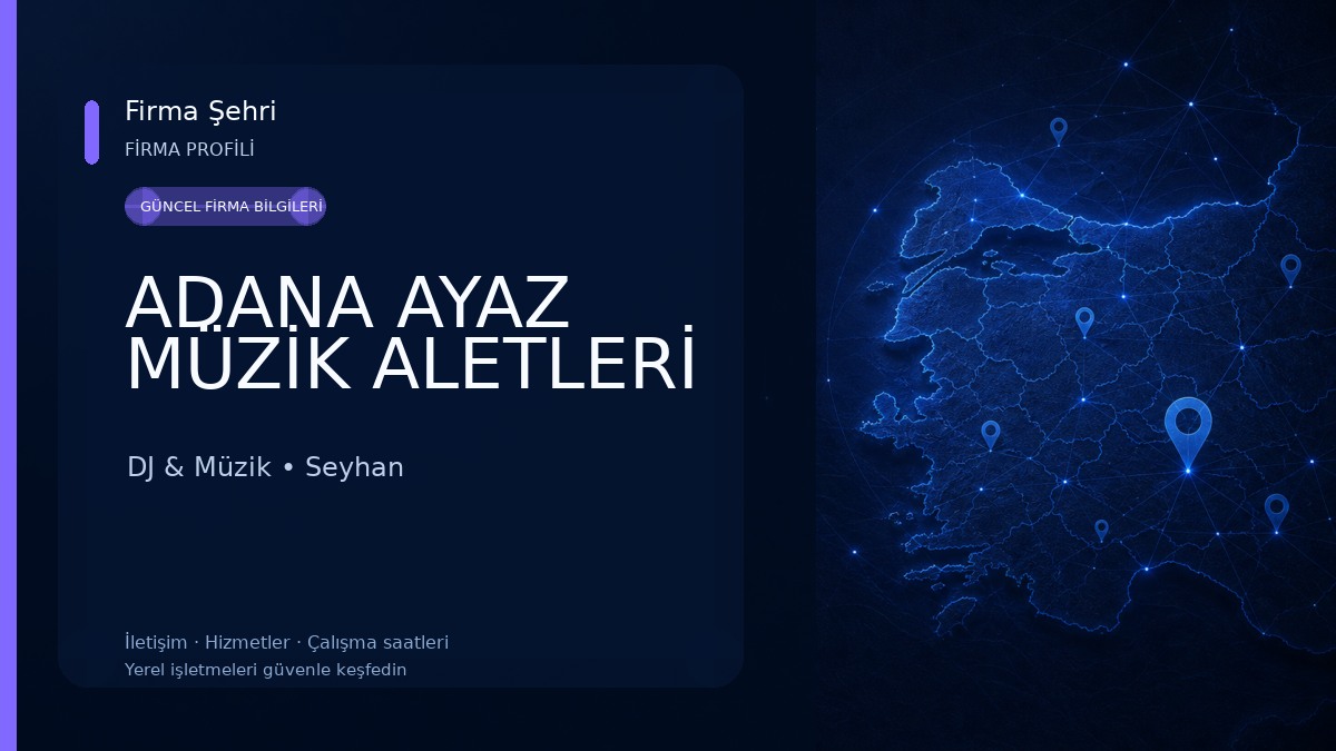 ADANA AYAZ MÜZİK ALETLERİ DJ & Müzik