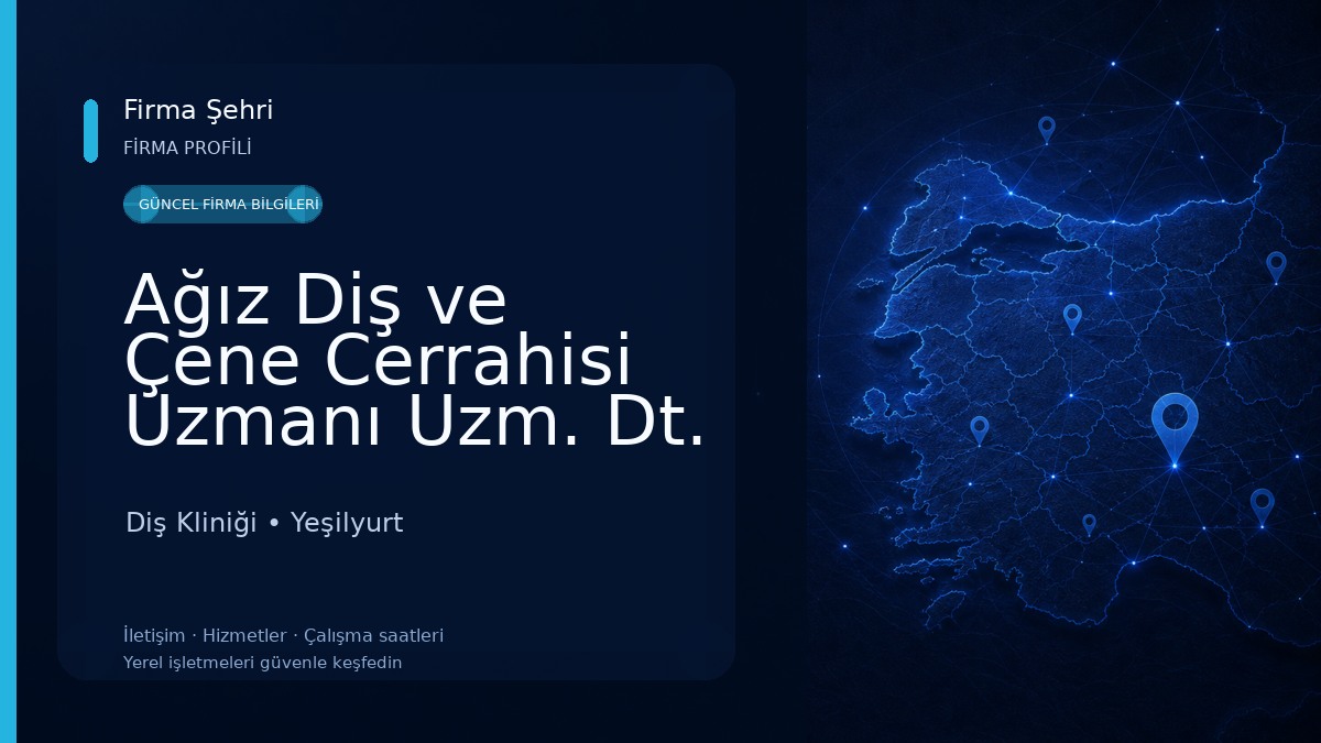 Ağız Diş ve Çene Cerrahisi Uzmanı Uzm. Dt. Burakhan Hakan Tanışık