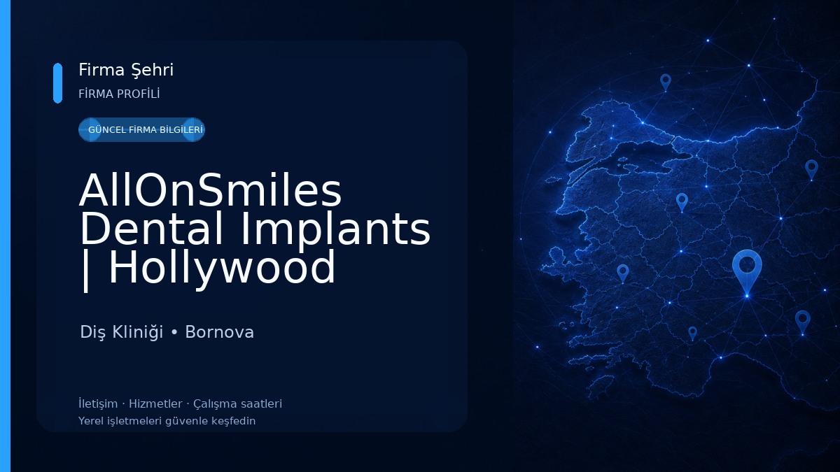 AllOnSmiles Dental Implants | Hollywood Smile in Izmir, Turkey 7/24 Diş Kliniği
