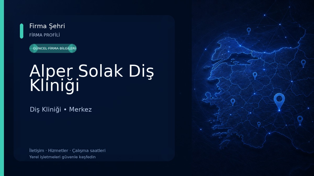 Alper Solak Diş Kliniği