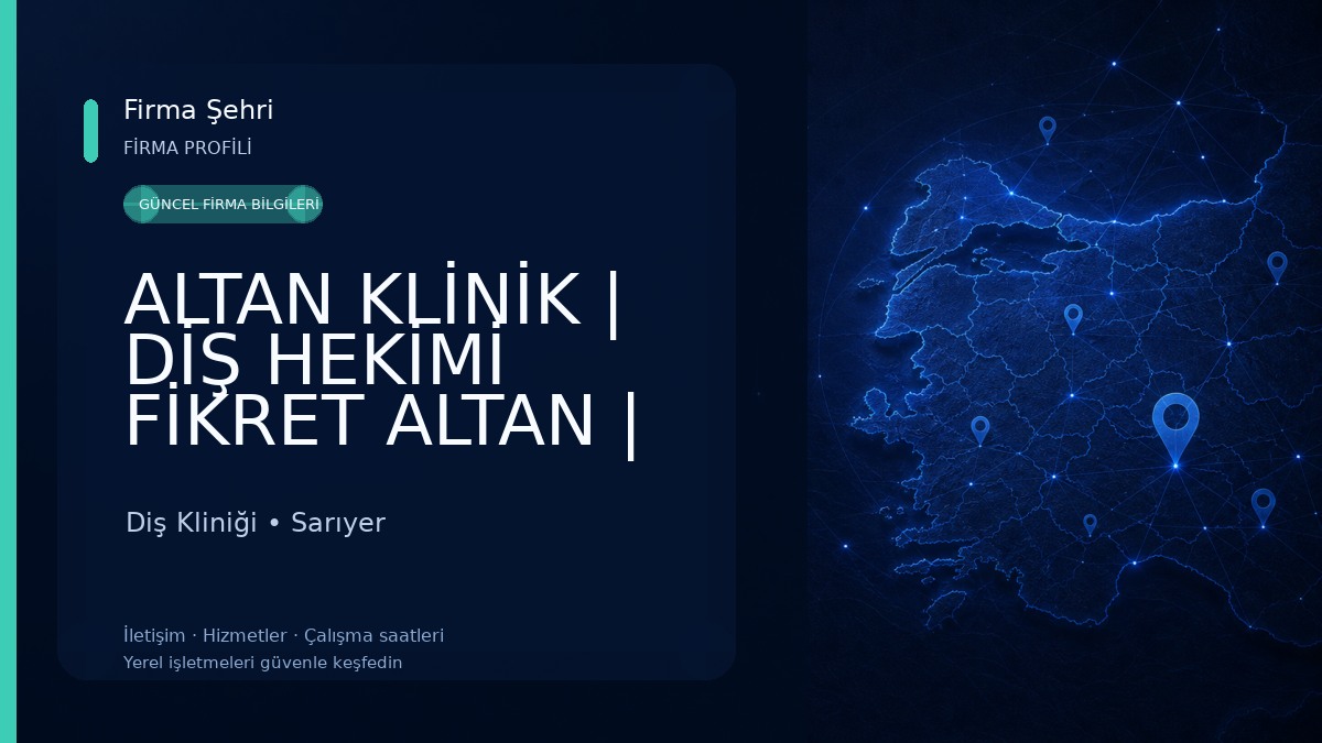 ALTAN KLİNİK | DİŞ HEKİMİ FİKRET ALTAN | İmplant, Zirkonyum, Gülüş Tasarımı, Diş Beyazlatma, Estetik Diş | Maslak İSTANBUL Diş Kliniği