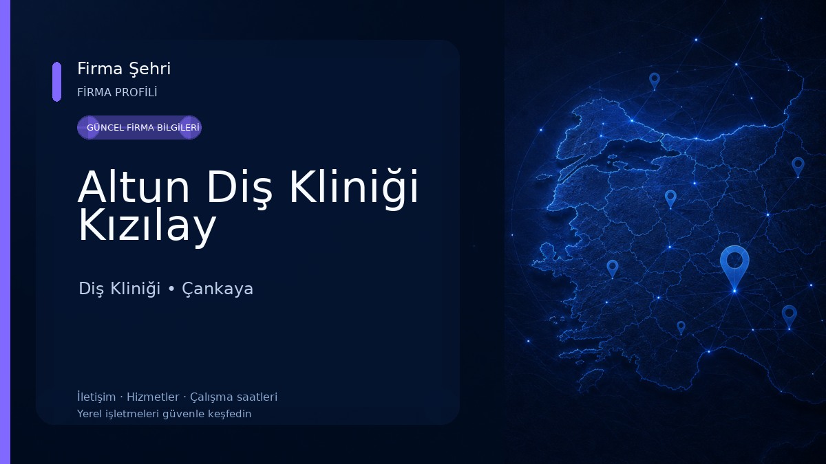 Altun Diş Kliniği Kızılay Diş Kliniği