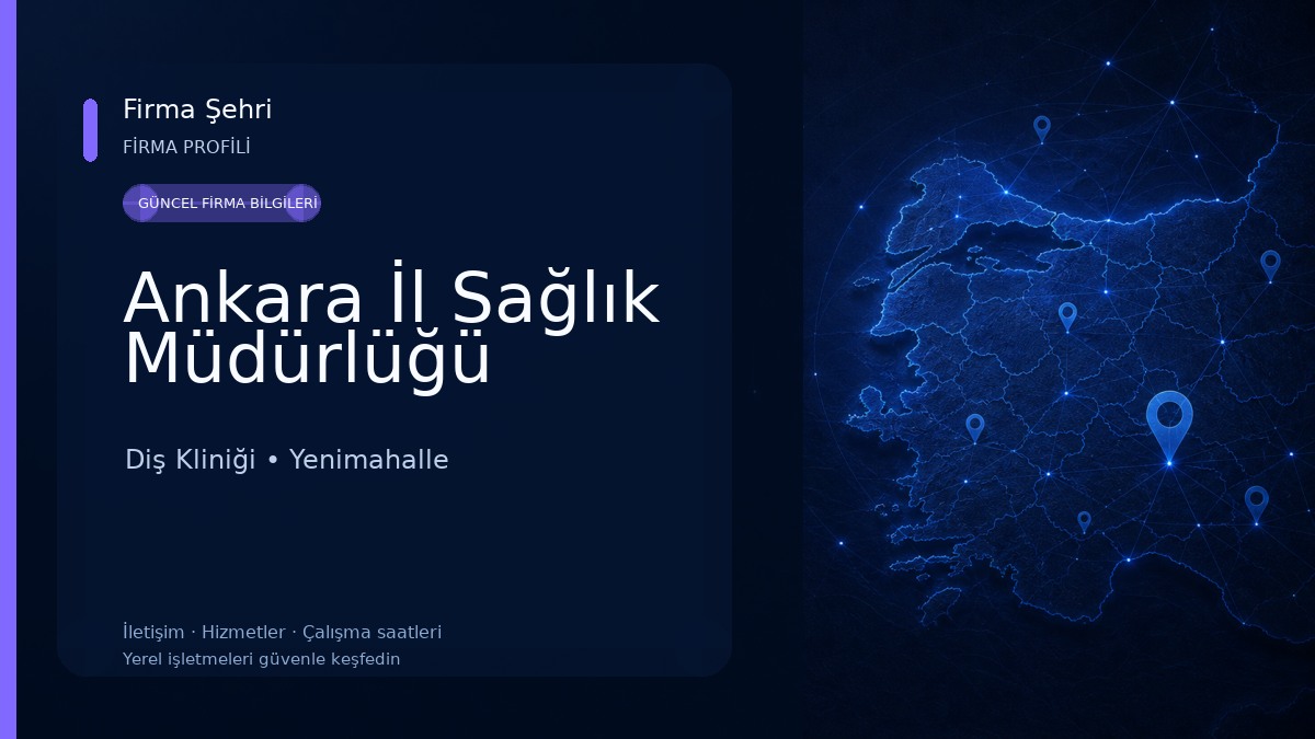 Ankara İl Sağlık Müdürlüğü