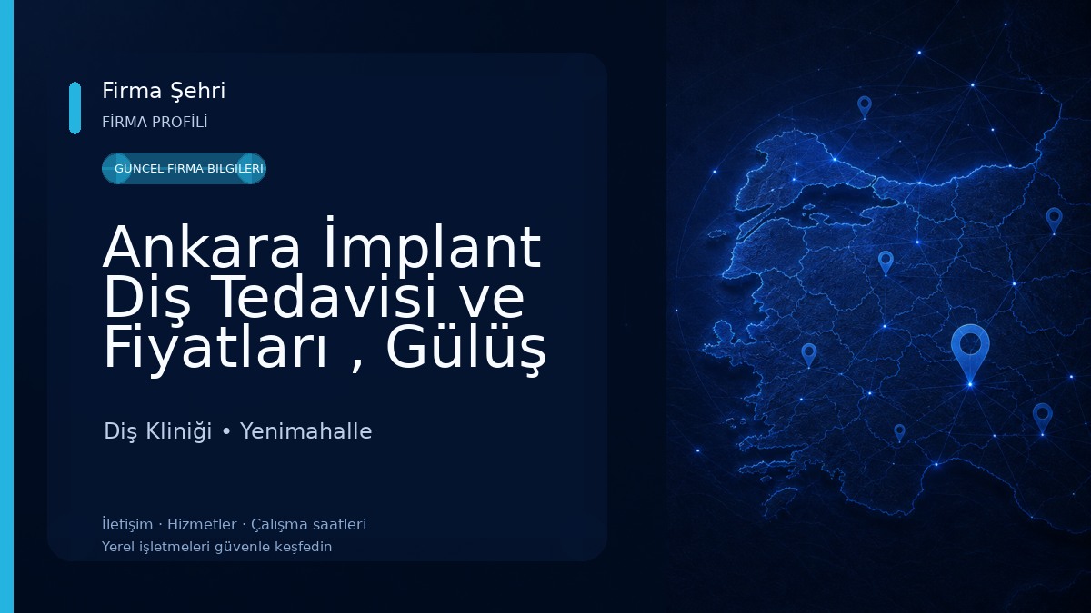 Ankara İmplant Diş Tedavisi ve Fiyatları , Gülüş Tasarımı ,Diş Hekimi Uzm.Dt. Ela Çabuk Renklibay,