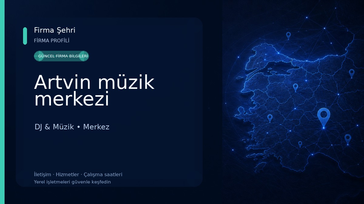 Artvin müzik merkezi