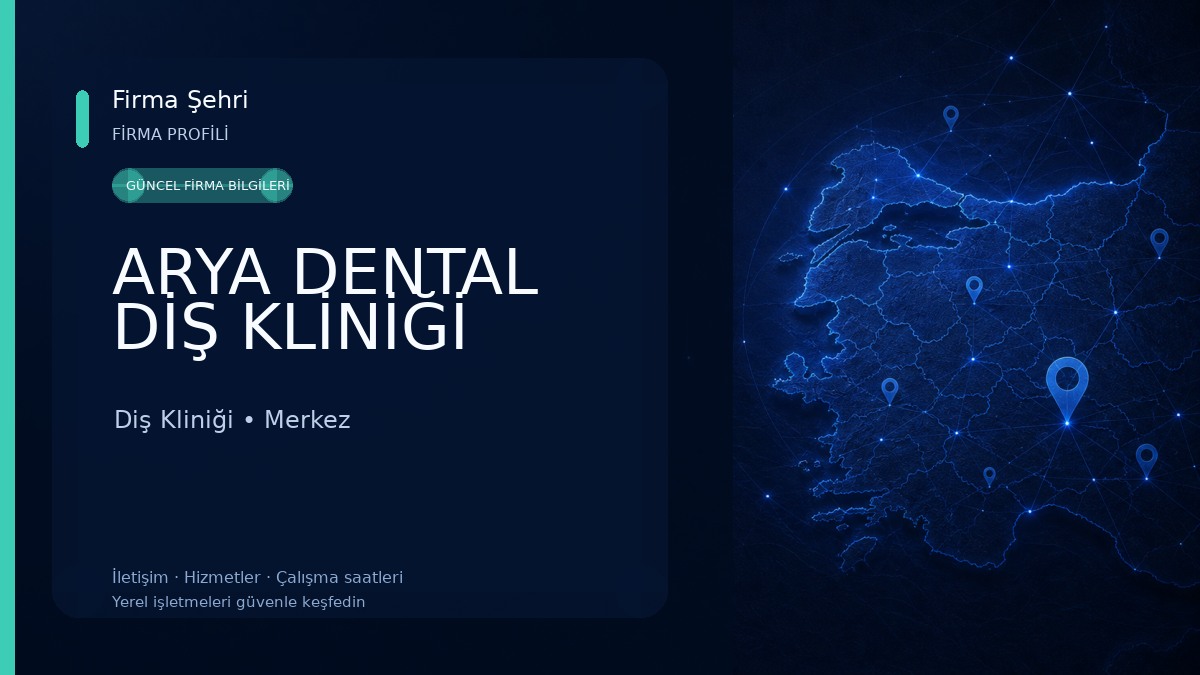 ARYA DENTAL DİŞ KLİNİĞİ Diş Kliniği