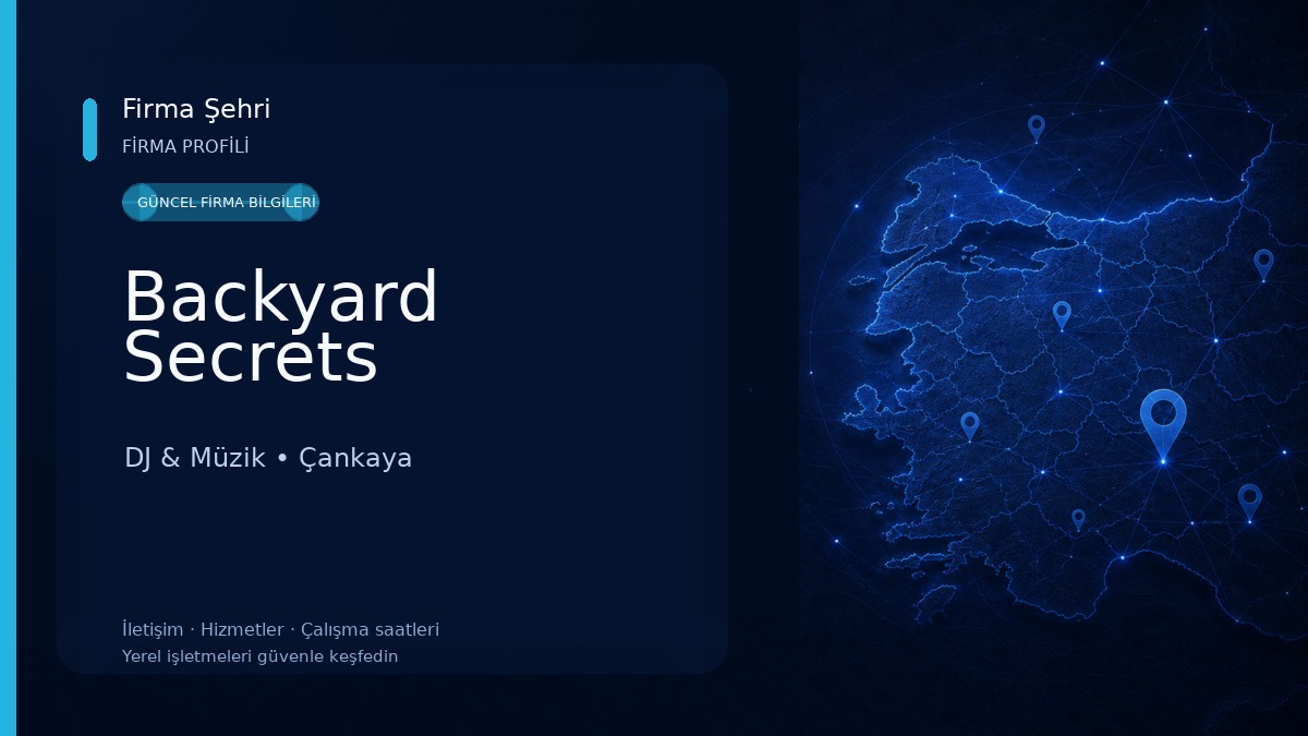 Backyard Secrets DJ & Müzik