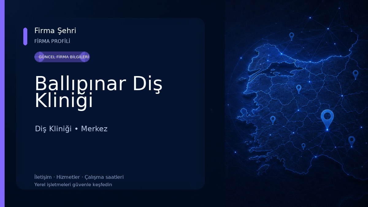 Ballıpınar Diş Kliniği Diş Kliniği