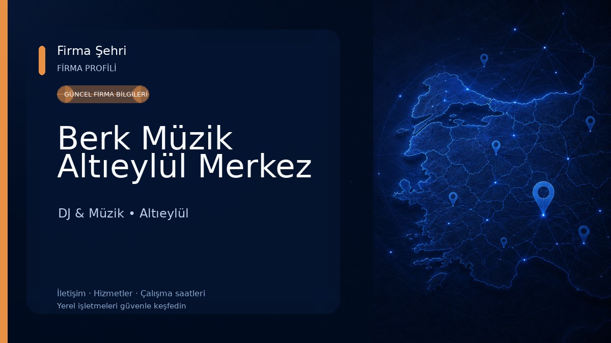 Berk Müzik Altıeylül Merkez 