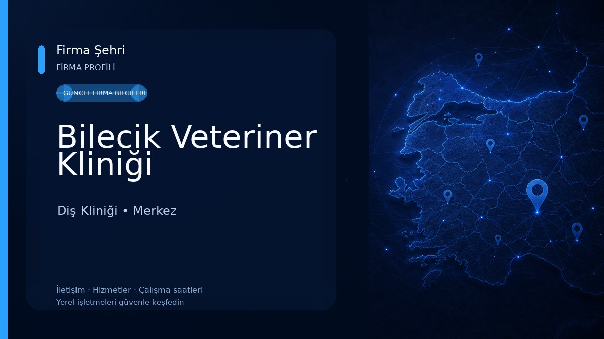 Bilecik Veteriner Kliniği Diş Kliniği