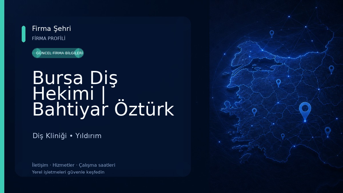 Bursa Diş Hekimi | Bahtiyar Öztürk