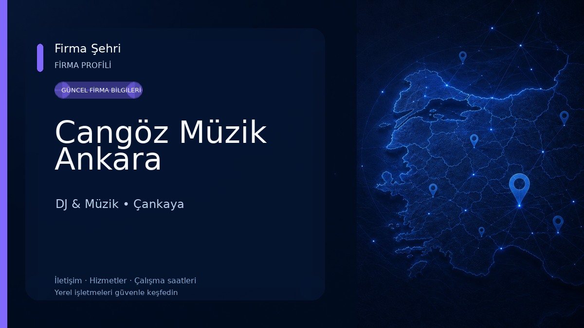 Cangöz Müzik Ankara DJ & Müzik