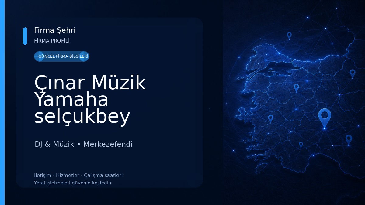 Çınar Müzik Yamaha selçukbey DJ & Müzik