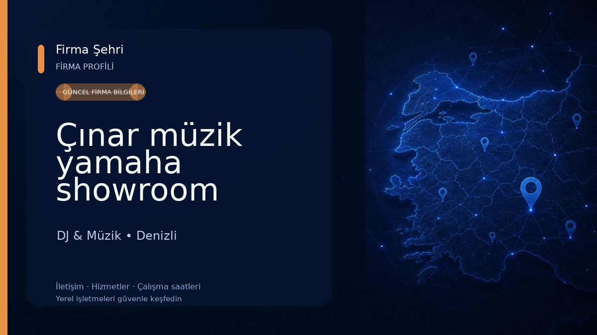 Çınar müzik yamaha showroom DJ & Müzik