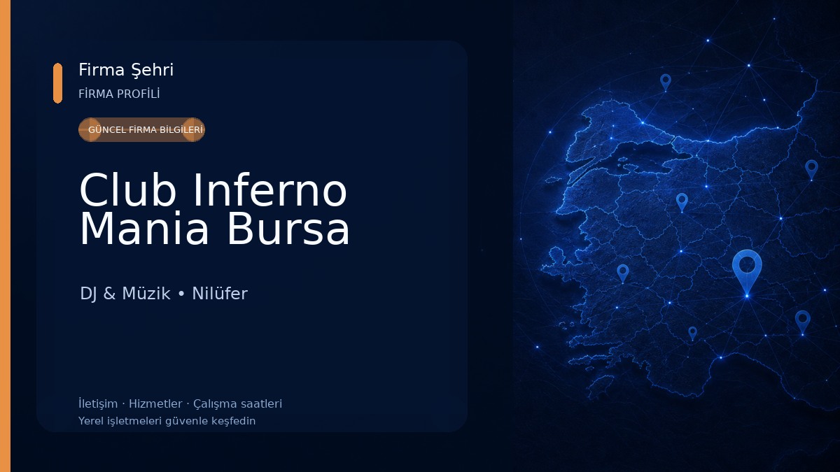 Club Inferno Mania Bursa DJ & Müzik