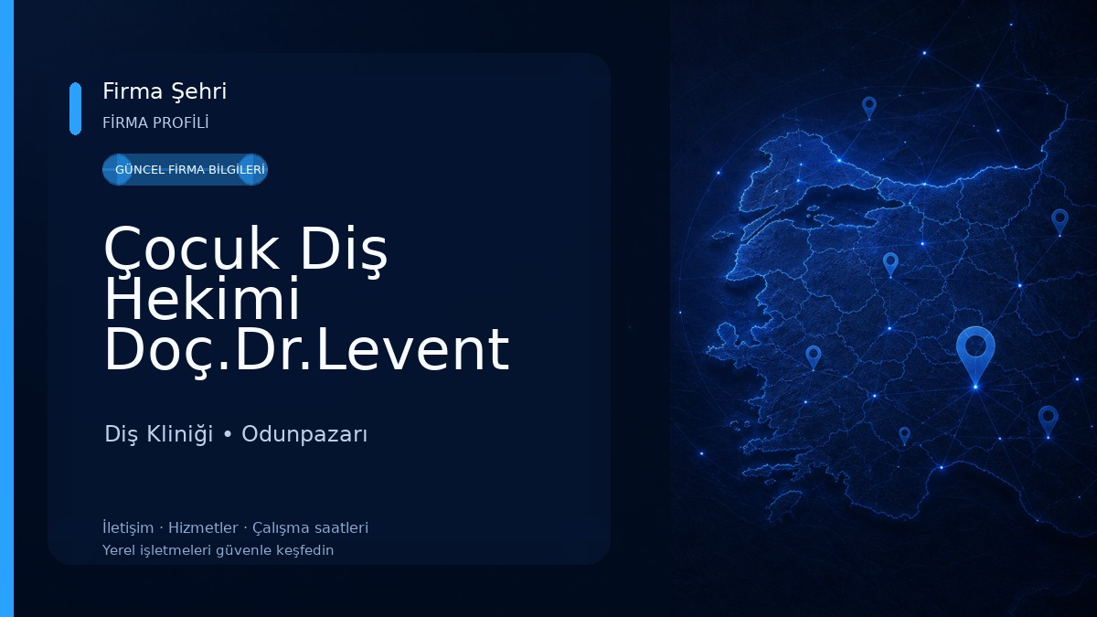 Çocuk Diş Hekimi Doç.Dr.Levent Demiriz Diş Kliniği