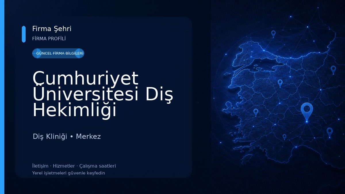 Cumhuriyet Üniversitesi Diş Hekimliği Fakültesi Diş Kliniği