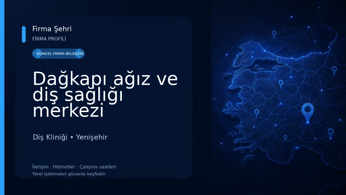 Dağkapı ağız ve diş sağlığı merkezi Diş Kliniği