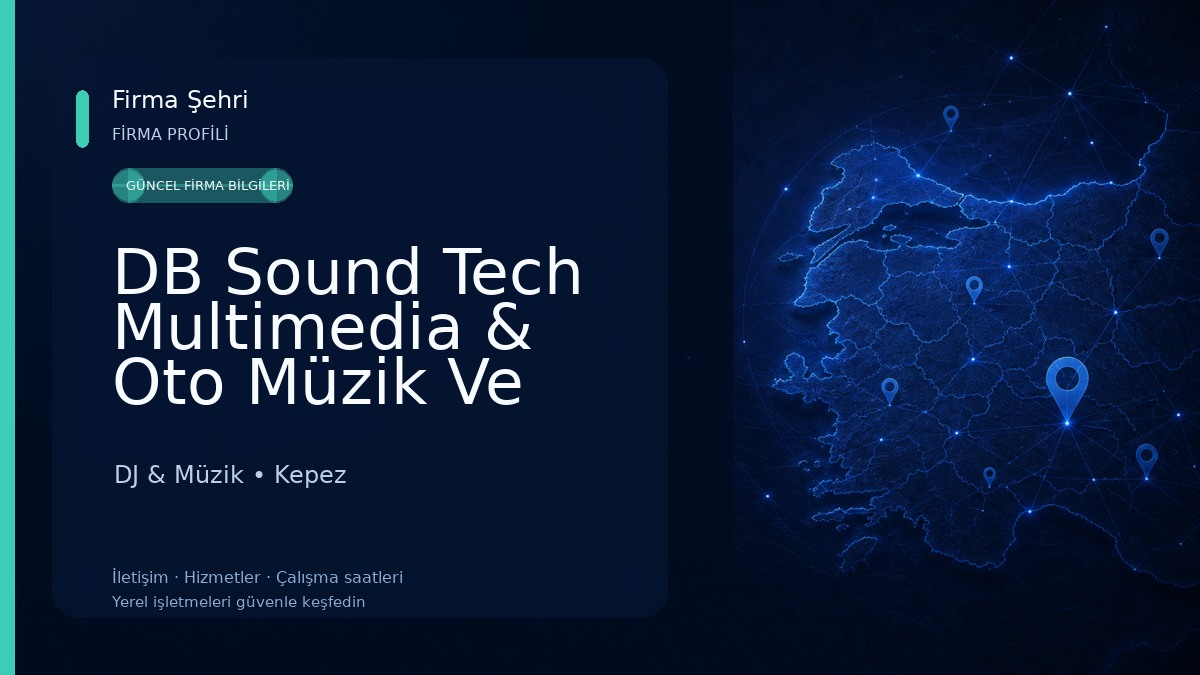 DB Sound Tech Multimedia & Oto Müzik Ve Bakım DJ & Müzik