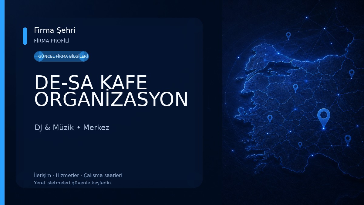 DE-SA KAFE ORGANİZASYON 