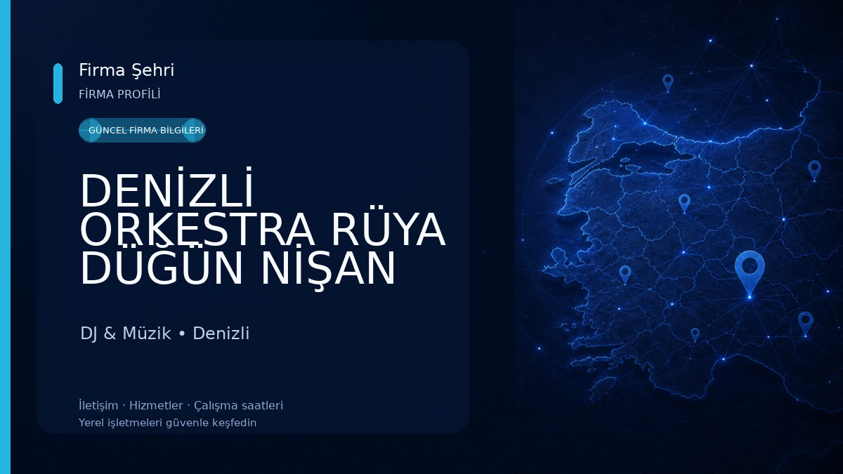 DENİZLİ ORKESTRA RÜYA DÜĞÜN NİŞAN KINAGECESİ MÜZİK DENİZLİ ORKESTRA SES SİSTEMLERİ KİRALAMA DJ & Müzik