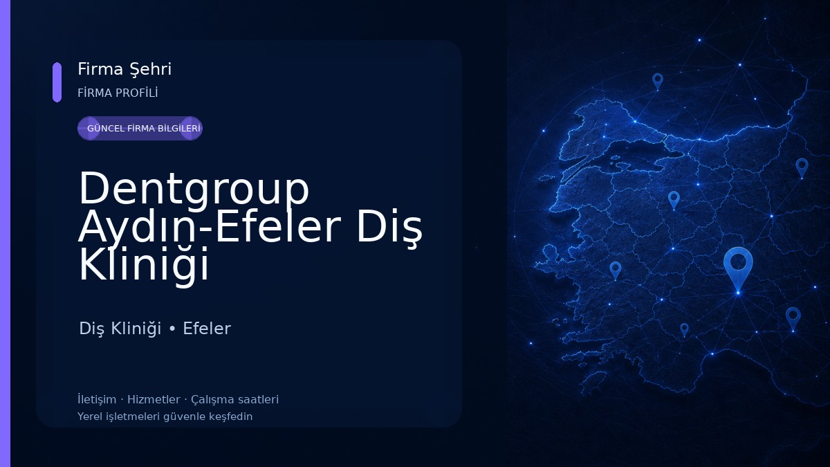 Dentgroup Aydın-Efeler Diş Kliniği Diş Kliniği