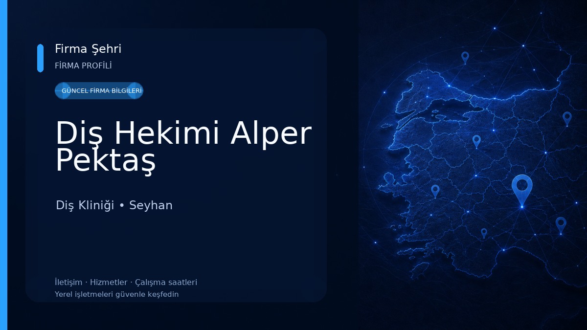 Diş Hekimi Alper Pektaş 