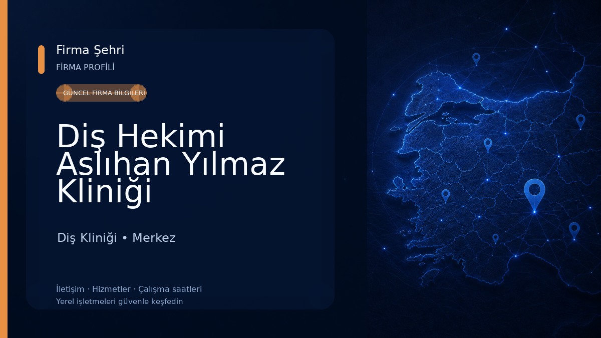 Diş Hekimi Aslıhan Yılmaz Kliniği Diş Kliniği