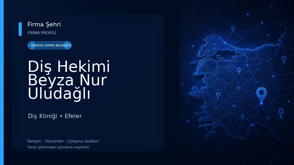 Diş Hekimi Beyza Nur Uludağlı Diş Kliniği