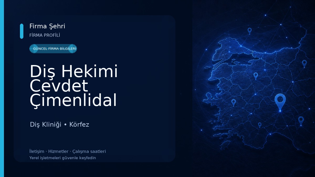 Diş Hekimi Cevdet Çimenlidal Kliniği - İzmit/Kocaeli Diş Kliniği