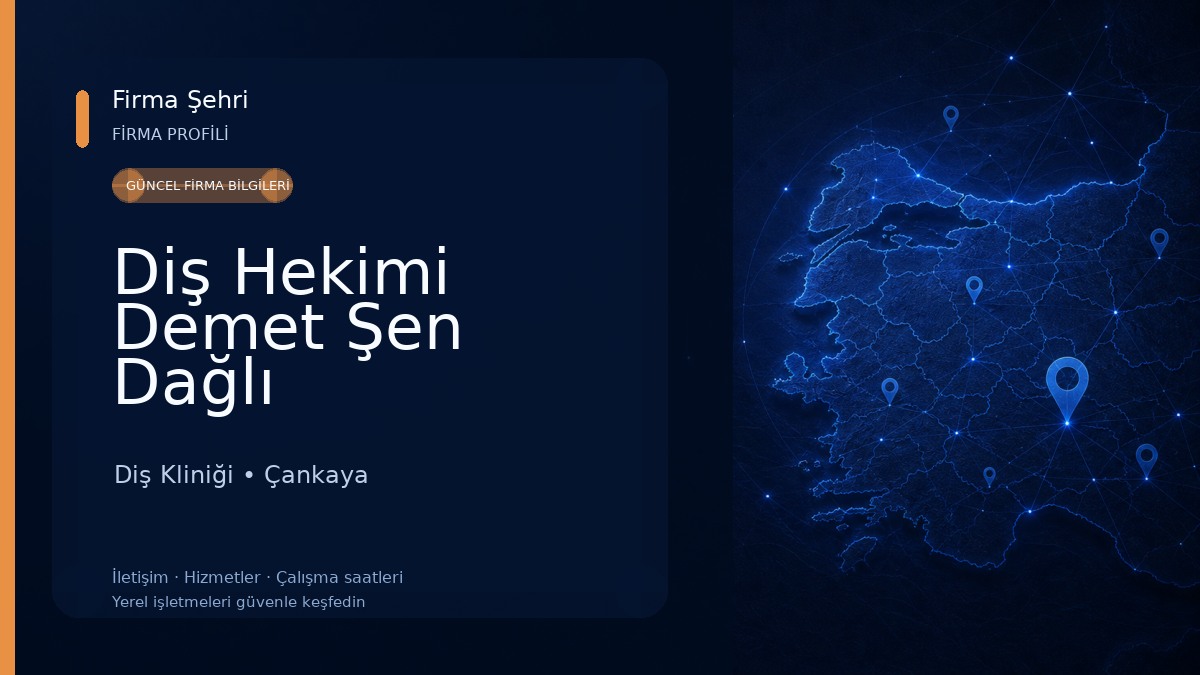 Diş Hekimi Demet Şen Dağlı Muayenehanesi - Ankara Gülüş Estetiği I Diş Beyazlatma I Kanal Tedavisi I Estetik Dolgu I İmplant Diş Kliniği