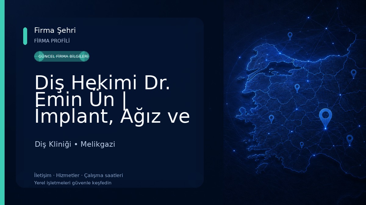 Diş Hekimi Dr. Emin Ün | İmplant, Ağız ve Çene Cerrahisi Uzmanı Diş Kliniği