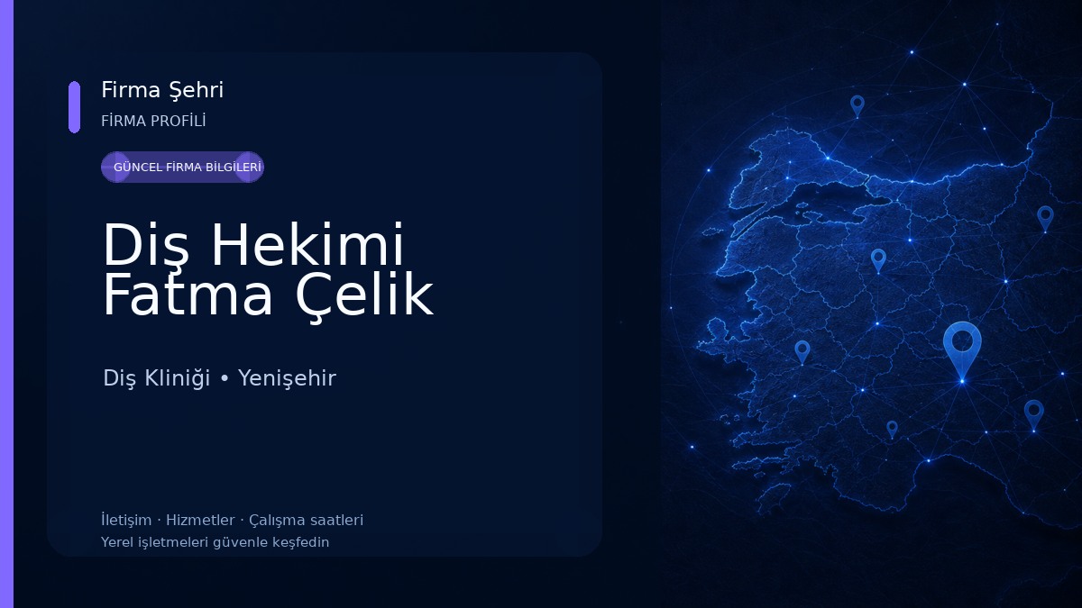 Diş Hekimi Fatma Çelik