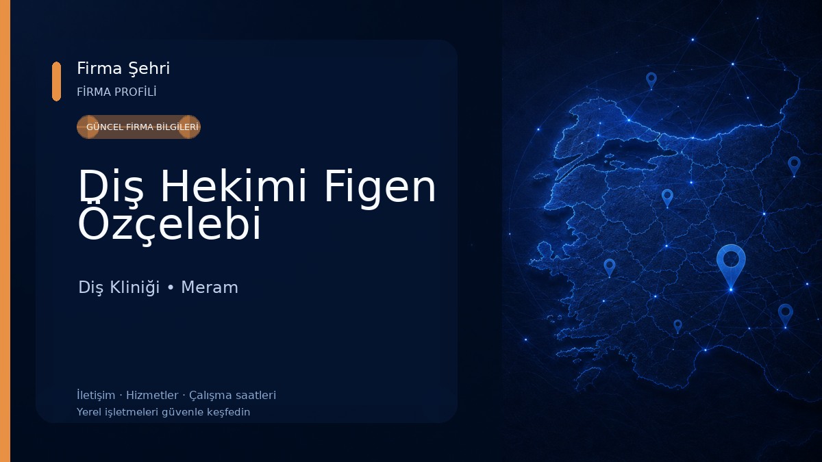 Diş Hekimi Figen Özçelebi Diş Kliniği