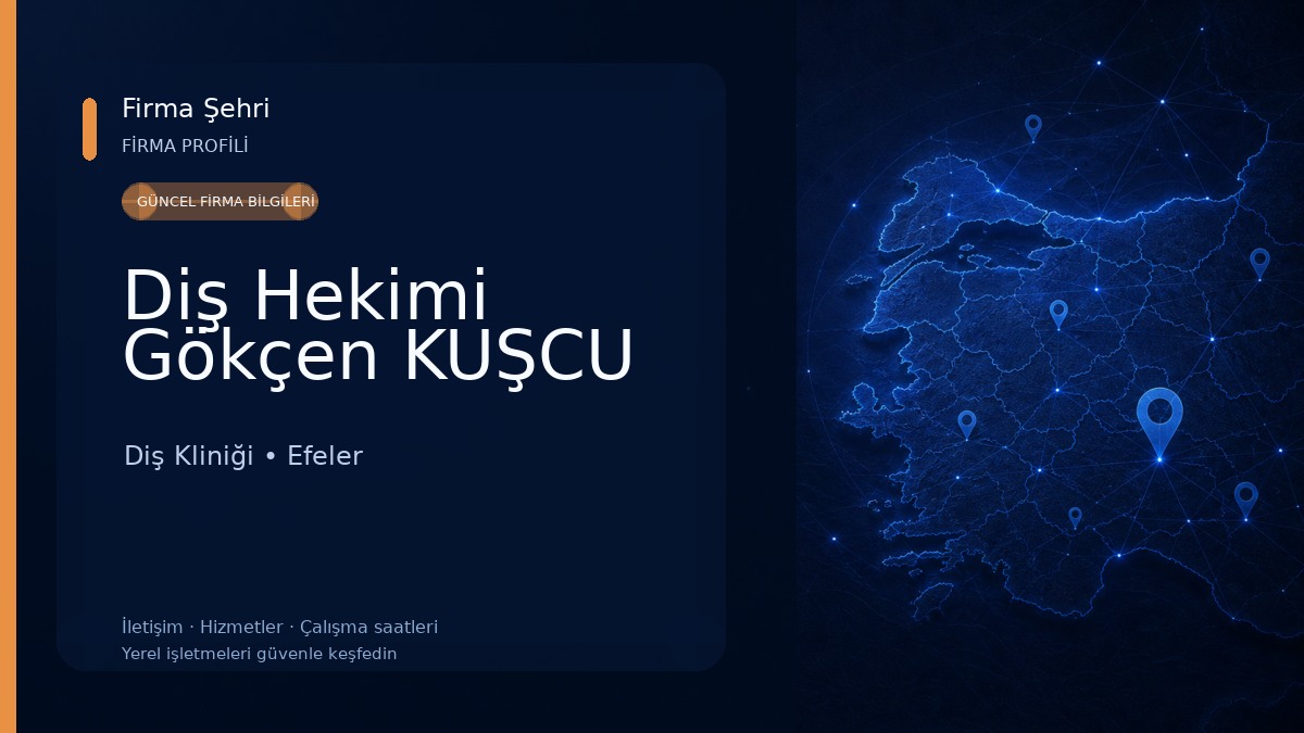 Diş Hekimi Gökçen KUŞCU Diş Kliniği