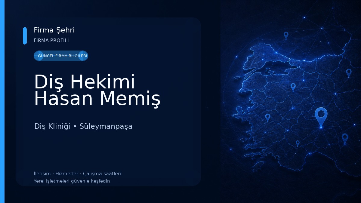 Diş Hekimi Hasan Memiş