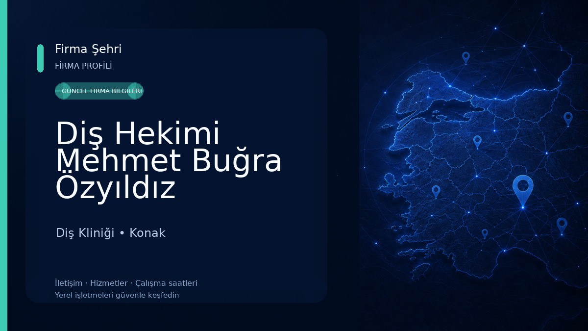 Diş Hekimi Mehmet Buğra Özyıldız 
