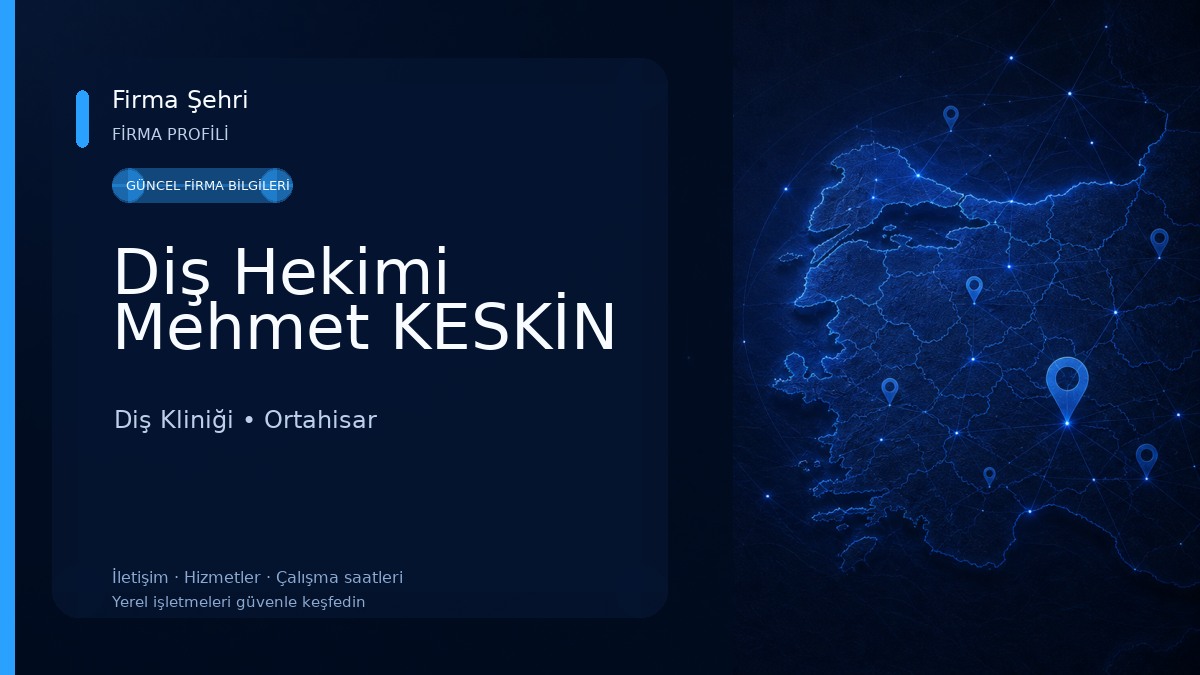 Diş Hekimi Mehmet KESKİN Diş Kliniği