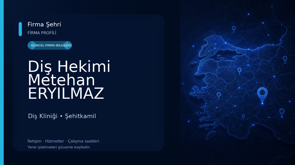 Diş Hekimi Metehan ERYILMAZ