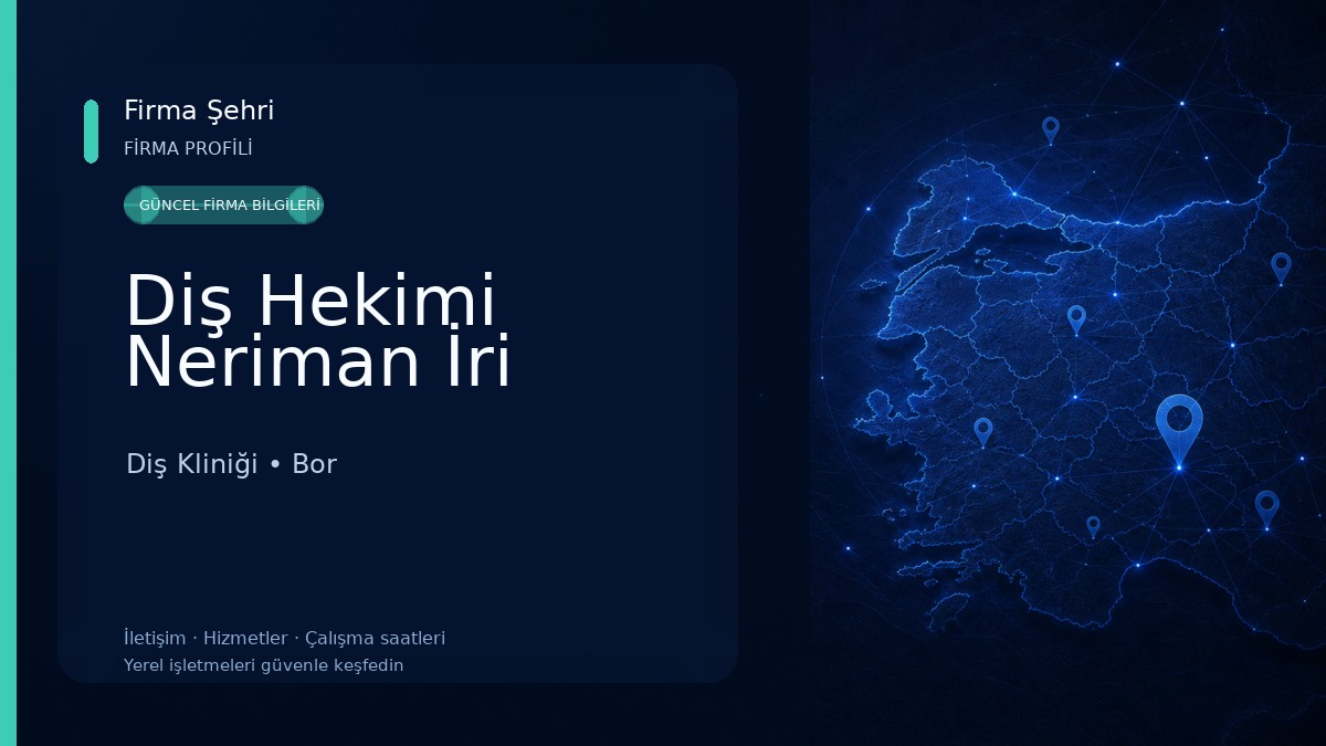 Diş Hekimi Neriman İri Diş Kliniği