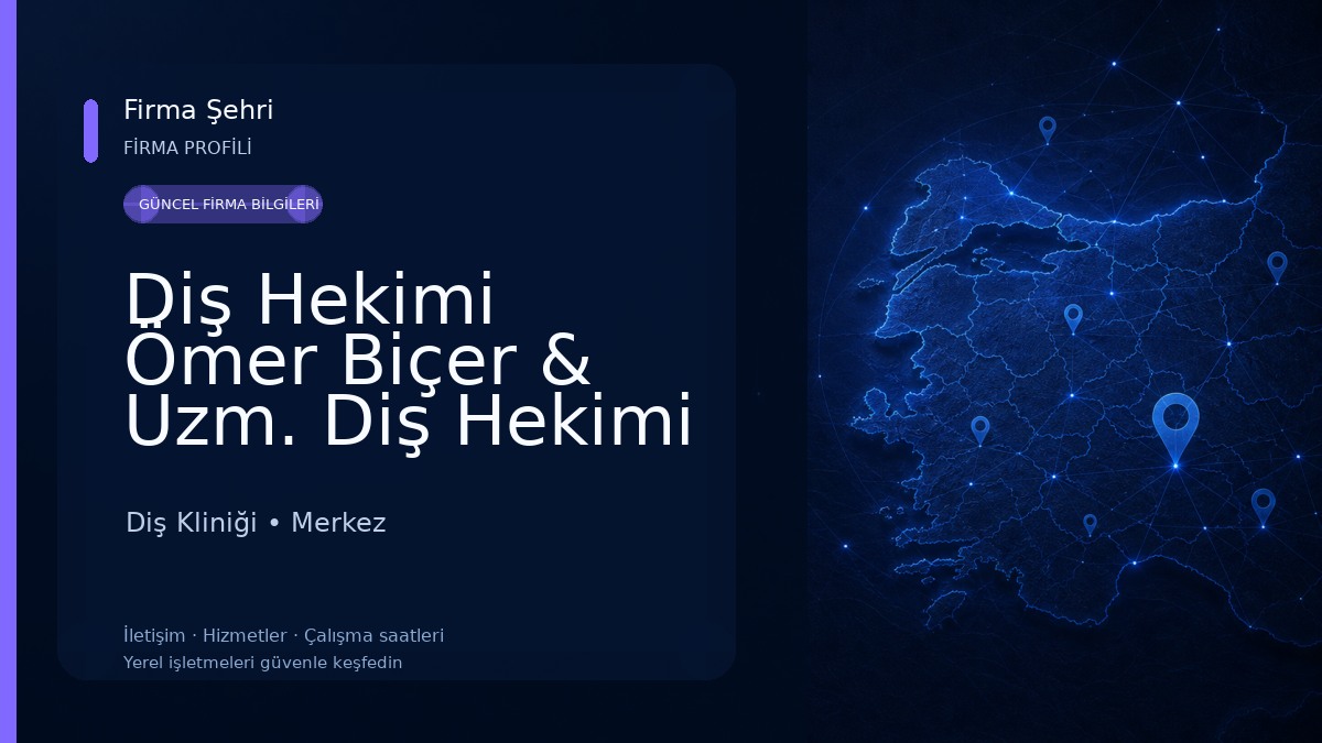 Diş Hekimi Ömer Biçer & Uzm. Diş Hekimi Gözde Baş - Endodonti (Kanal Tedavisi) 