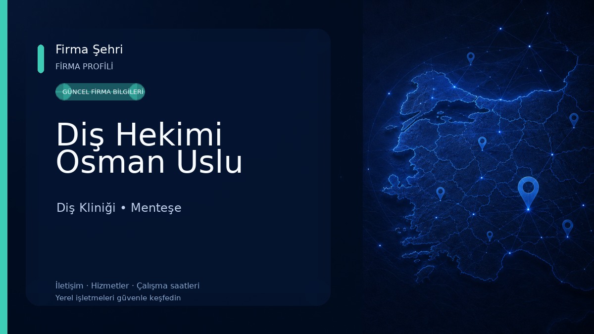 Diş Hekimi Osman Uslu Diş Kliniği