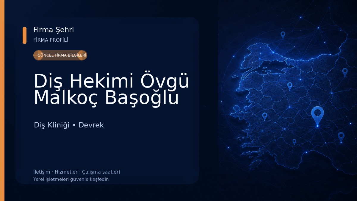 Diş Hekimi Övgü Malkoç Başoğlu Diş Kliniği