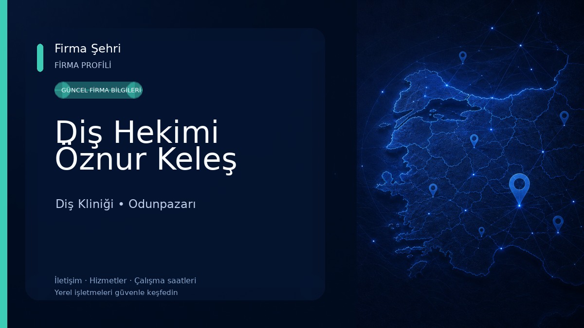 Diş Hekimi Öznur Keleş