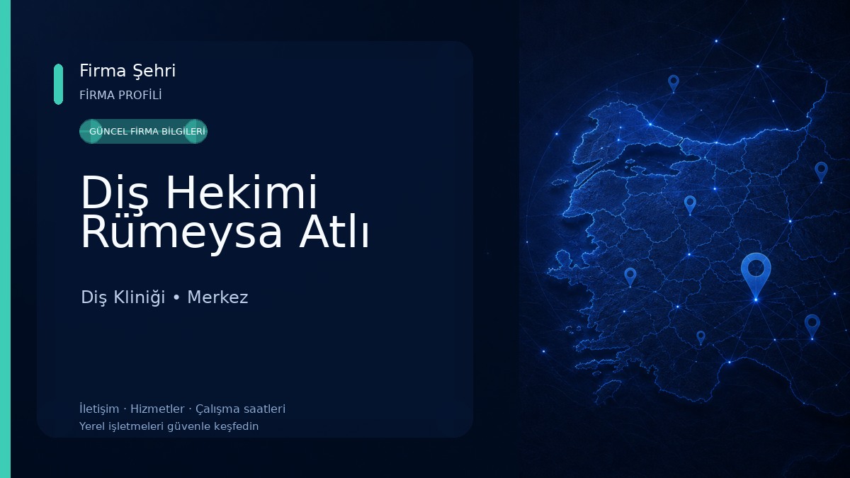 Diş Hekimi Rümeysa Atlı Diş Kliniği