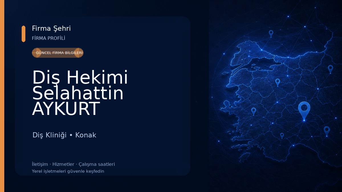 Diş Hekimi Selahattin AYKURT Diş Kliniği