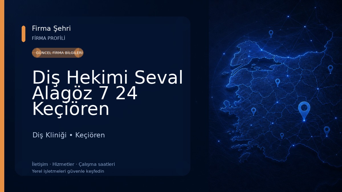 Diş Hekimi Seval Alagöz 7 24 Keçiören implant Diş Kliniği