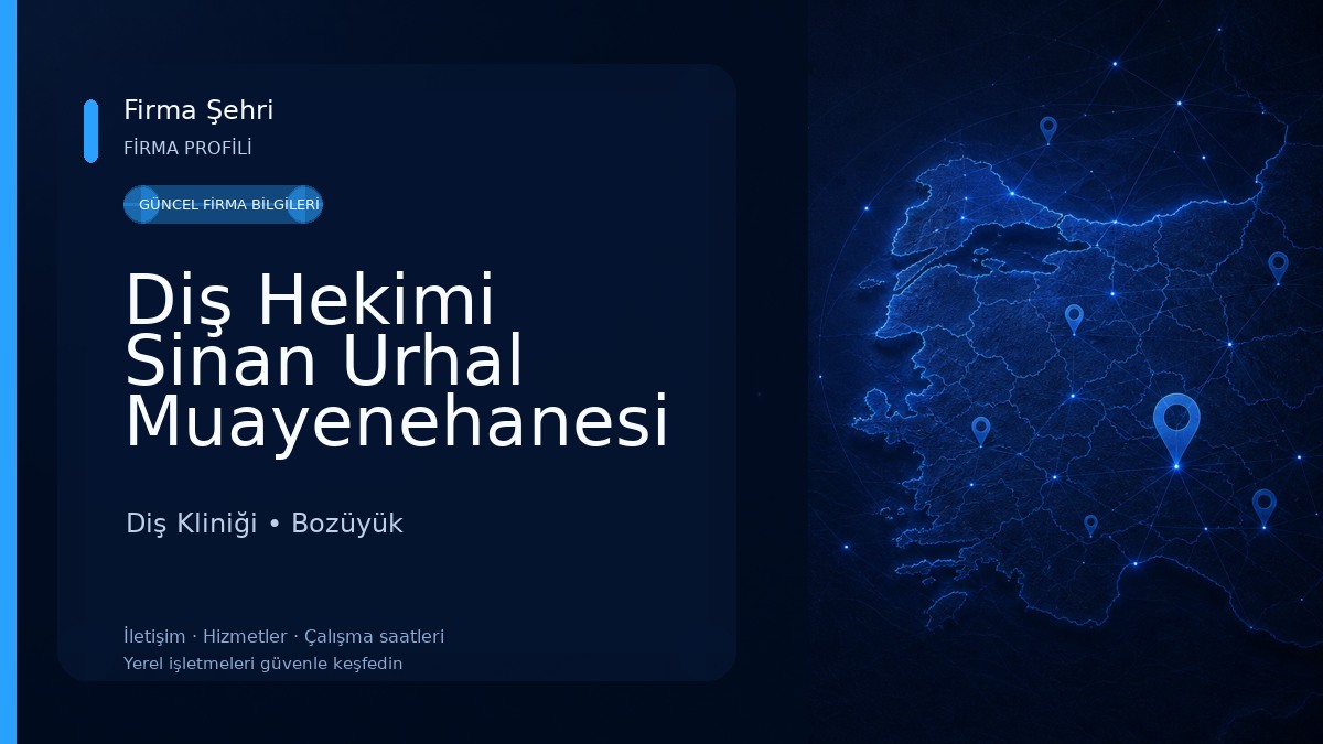 Diş Hekimi Sinan Urhal Muayenehanesi Diş Kliniği