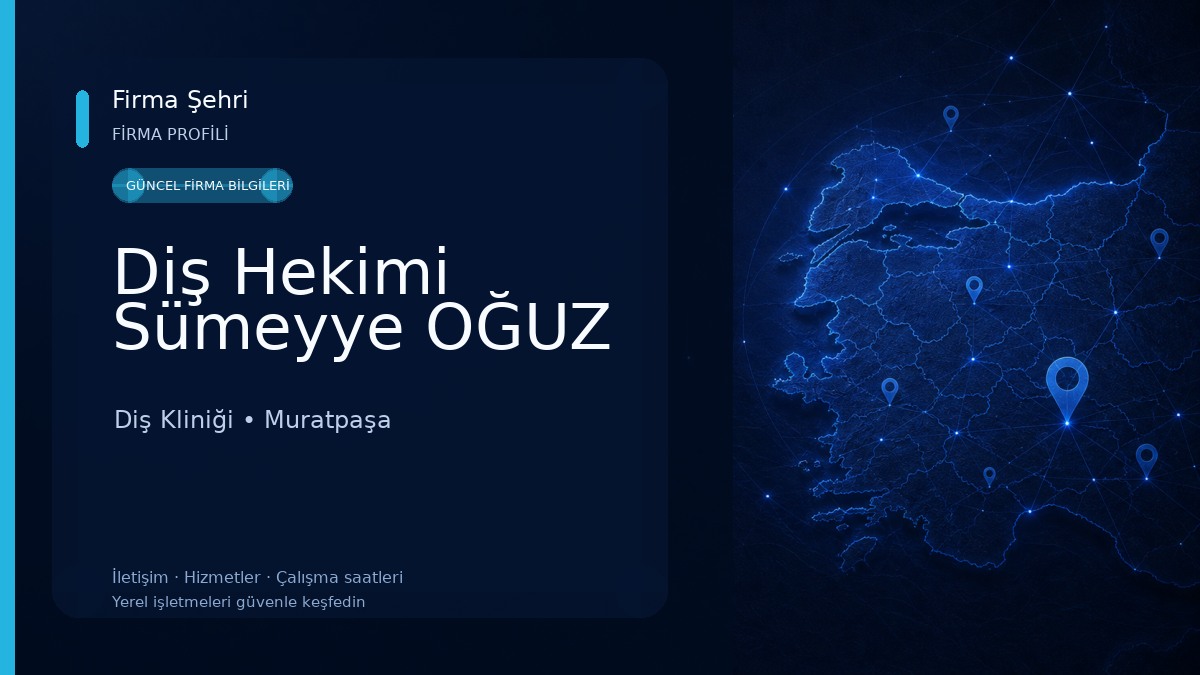 Diş Hekimi Sümeyye OĞUZ Diş Kliniği