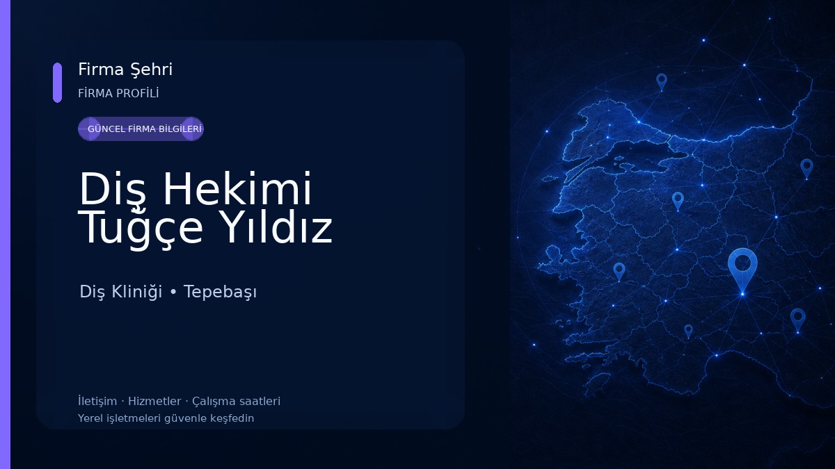 Diş Hekimi Tuğçe Yıldız Diş Kliniği